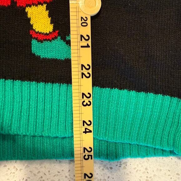 The Simpsons Christmas Lisa Bart Womens Holiday Cardigan Ugly Sweater Size M - Picture 6 of 6